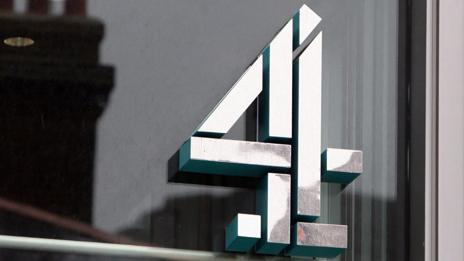 PA Media Large Channel 4 logo on the side of a building